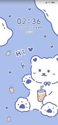 蓝白奶茶小熊熊