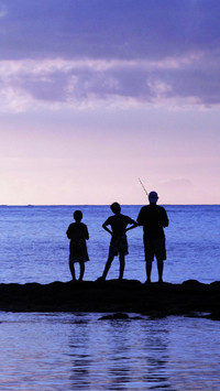 Evening Fisherman
