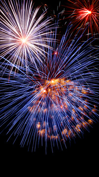 Fireworks towards the stars