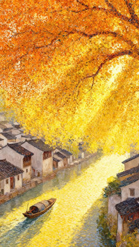 把秋天揉成金色-锐景创意