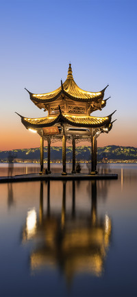 简约唯美建筑壁纸-锐景创意