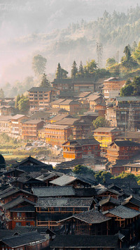 Crossing mountains and rivers to miao village