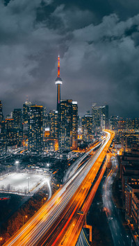绚丽璀璨的迪拜夜景