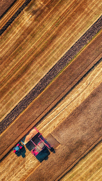 Beautiful view of the farmland