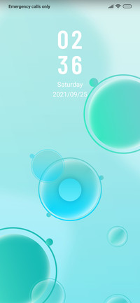 Clear jade round