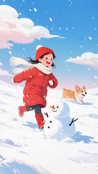 二十四节气之冬至壁纸-锐景创意