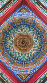 中国古建筑藻井