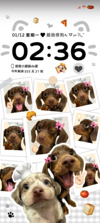 腊肠小狗九宫格
