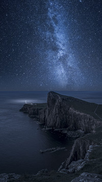 Milk Way with Beach