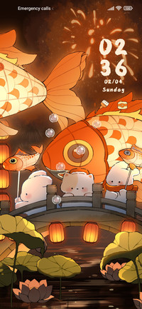 Koi lantern show
