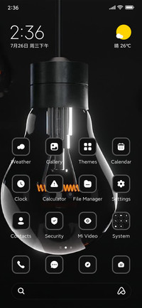 Black lamp