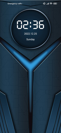 Mechanical blue