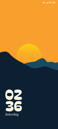 Hazy Sunset