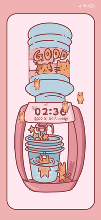 A cat in the bath