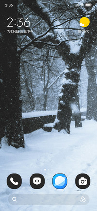 Frozen Snowing