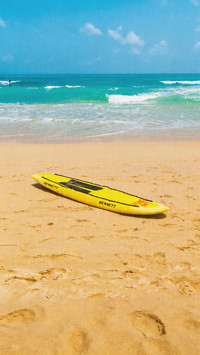 Surfing warmup is a safety shield