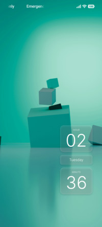 Teal Cubes