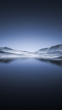 Artistic conception of mountains rivers and shadows