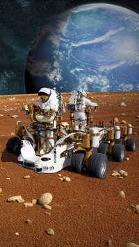Mans first lunar rover 81