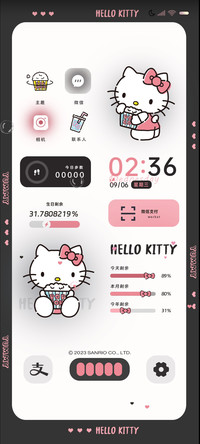 凯蒂猫少女心组件