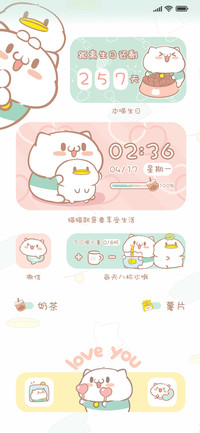呆萌饭粒猫日常