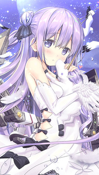 白马与少女