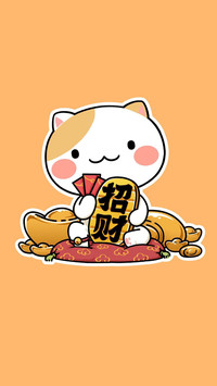 卡通可爱招财猫