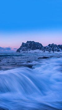Seascape in Lofoten Islands