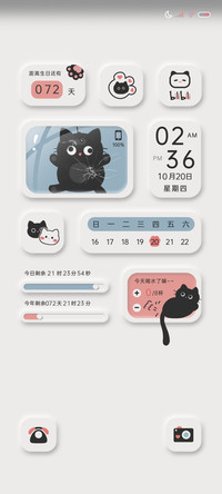 简约黑猫