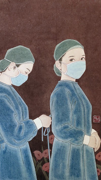 谢旭丹作品《战袍》