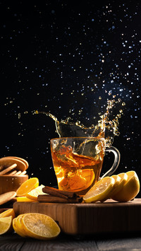 Iced black tea that can be made at home 8