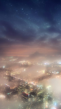 城市夜空