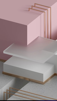 Minimalist abstract geometric creative wallpaper