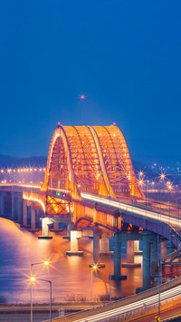 Banghwa bridge in Korea ,South Korea