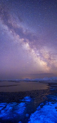 夜晚下的星空-锐景创意