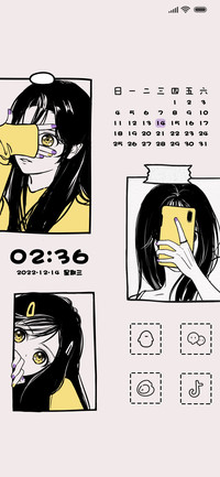 那个女孩 手绘