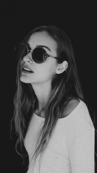 黑白美女