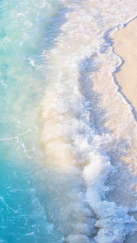 浅色沙滩