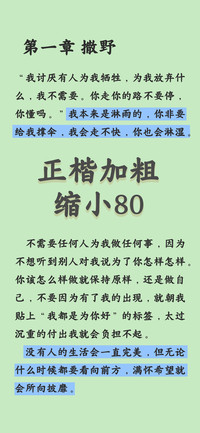 正楷加粗缩小80