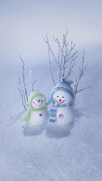 冬天就该堆雪人