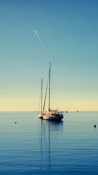 A calm water surface