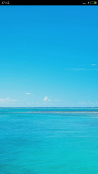 海边清新天空