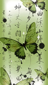 古风蝴蝶壁纸-锐景创意