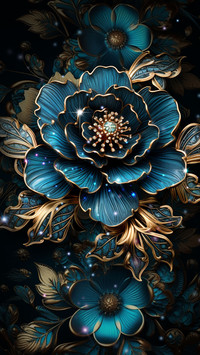 Retro rose gold metal-Desity