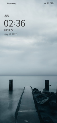 cloudy coast