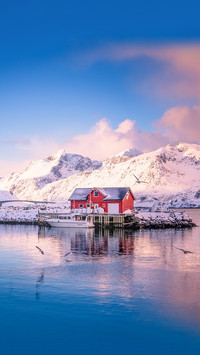 Wonderful winter nature scenery