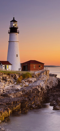 The Lighthouse in the Sunset-PAIXIN