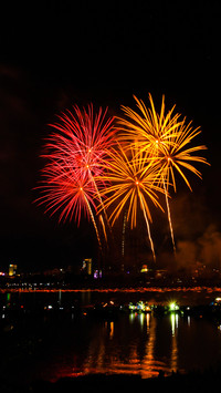 Fireworks towards the stars