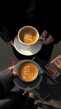 咖啡碰杯 活力就位