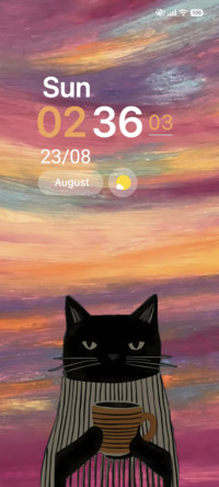 Sunset Cat